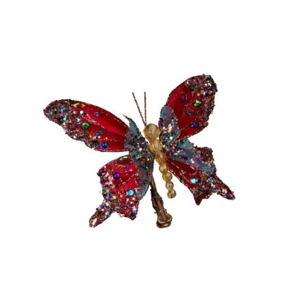 5250320 Red Sequin Butterfly