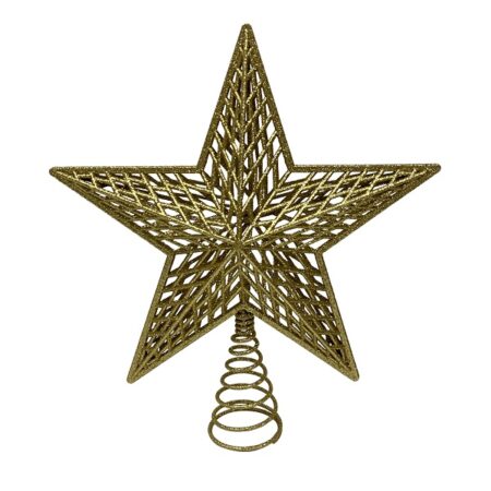 544043 Gold Star Tree Topper