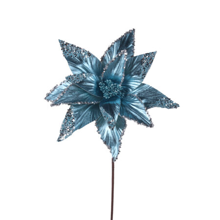 538273 Metallic Blue Poinsettia