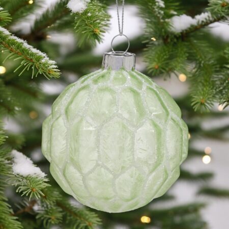 503360 Green Pattern Bauble