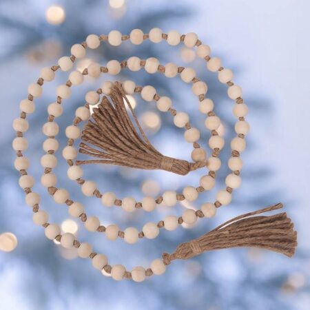 514095 1.8M MDF Ball Garland W Tassel