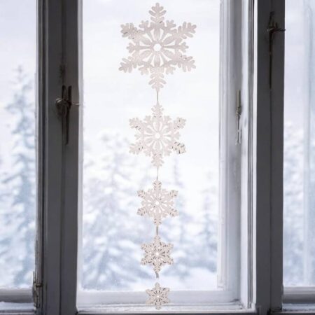 5250853 Hanging Snowflakes