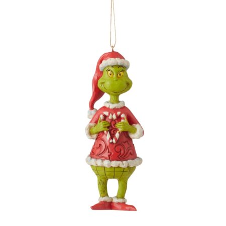 516245 Grinch Holding Candy Cane HO