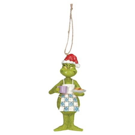 516246 Grinch In Apron With Cookies HO