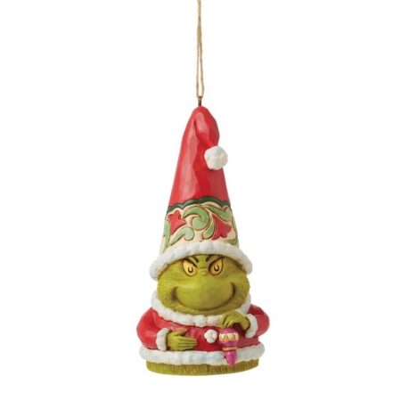516249 Grinch Gnome with Ornament HO