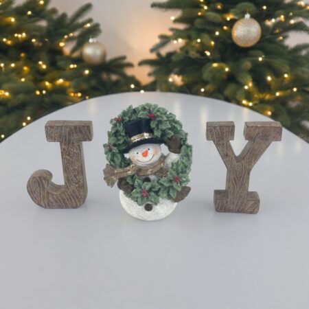 5251031 Joy Snowman Letters