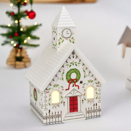 5251060 21CM LED White Roof Xmas Chruch 2