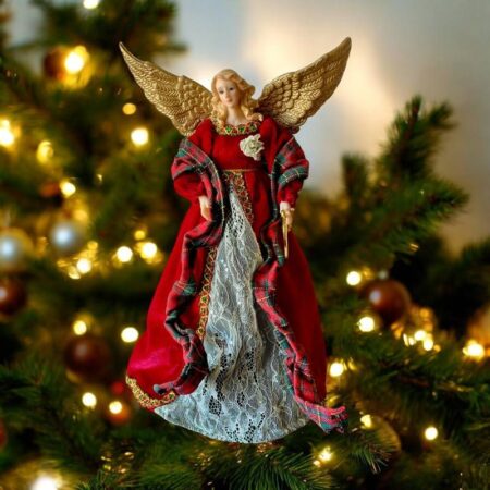 566069 GBCF Angel Topper Red