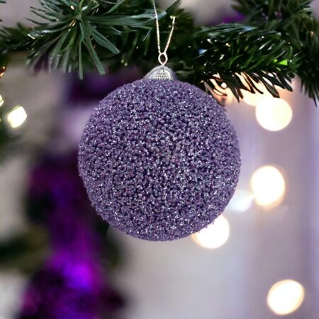 575118 Lilac Small Glitter Ball