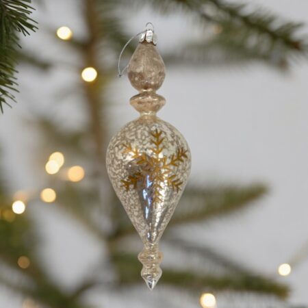 575207 Gold Mercury Finial Hanging