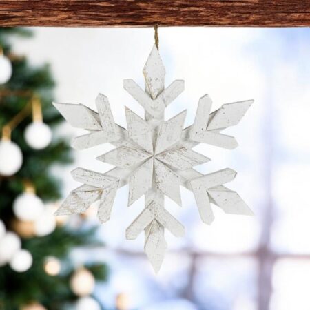 5251221 Wooden Snowflake